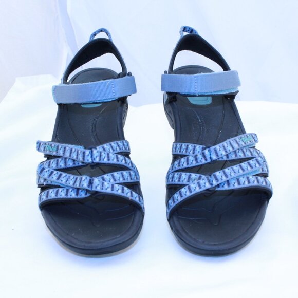 Teva SZ 9 Blue Mirage TIRRA Adjustable Strap Outdoor Hiking Water Sports Sandals - Picture 2 of 12